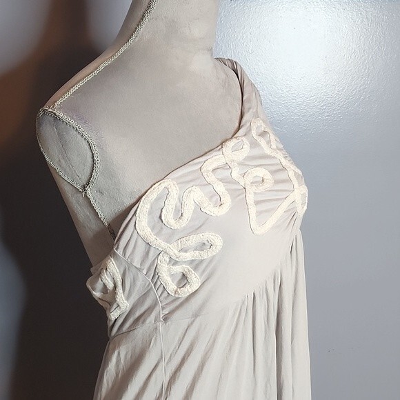 BCBGMAXAZRIA Gray One Shoulder Dress Size Large NWOT - Picture 4 of 16